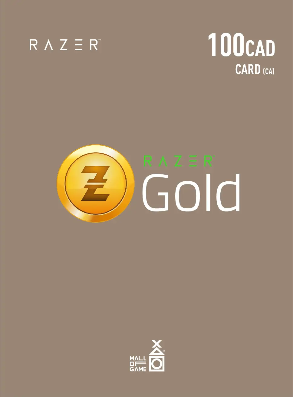 Razer Gold CAD100 (CA)
